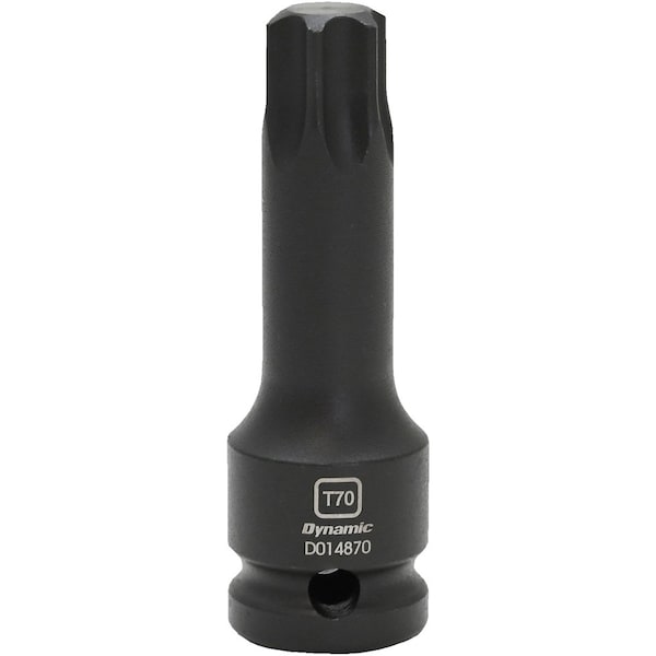 Tools 1/2" Drive Torx Hex Head, T70, Bit Impact Socket